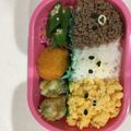 ゆつきぃ～'s cooksnap of when they made 簡単キャラ弁✿リラックマの3色弁当.