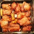 シナモシナモ's cooksnap of when they made 漬け込み焼くだけジューシー豚のスペアリブ.