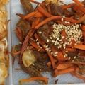 カニーヘン's cooksnap of when they made 麺つゆで作る②ニンジンちくわ油揚げの炒煮.