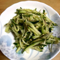 petokko's cooksnap of when they made みょうがときゅうりのナムル.