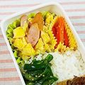 SP♪'s cooksnap of when they made ❁ウィンナー入りスクランブルエッグ❁.