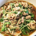 すな21's cooksnap of when they made 豚肉と水菜の煮浸し.