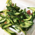団子三兄弟➕姫のママ's cooksnap of when they made あと１品に！きゅうりとしその梅わさび和え.