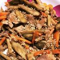 ぶっちー☆☆'s cooksnap of when they made ゴボウ☆人参☆レンコンの炒め煮.