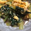 ★Yukikoo★'s cooksnap of when they made ★小松菜と炒り卵のサッパリぽん酢和え★.