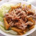 umi☆neco's cooksnap of when they made レンジでかぼちゃと豚肉のハニーマスタード.
