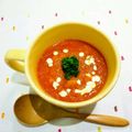 マダムカフェ♡'s cooksnap of when they made 野菜ジュースで赤いポタージュ.
