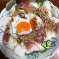 クックN7Y50W☆'s cooksnap of when they made 簡単おつまみ☆まぐろのスタミナ塩ユッケ.