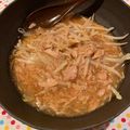 ☆hironon☆'s cooksnap of when they made レンジで簡単！ツナたまもやし☆芙蓉蟹風.