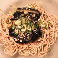ちえりん☆キッチン's cooksnap of when they made 超簡単！ナスの冷たい蕎麦.