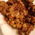 Northwest7's cooksnap of when they made 塩麹☆鶏むねコーンの落とし揚げ.
