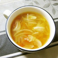 ふれんでぃあ's cooksnap of when they made トマトとレタスの簡単コンソメスープ.