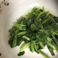 海ちゃん大好き♡'s cooksnap of when they made レンジでほうれん草のおひたし.