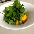 セリナオ's cooksnap of when they made パクチーと卵のスイートチリソースサラダ♡.