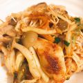 pippppp's cooksnap of when they made きのことキムチの塩こうじソテー.