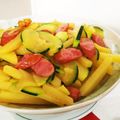 もか75's cooksnap of when they made じゃがいもとズッキーニのあっさり炒め.