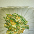 愛じゃな～い？'s cooksnap of when they made おくらのマヨおかか醤油♪.