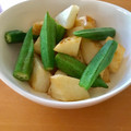 きゅぬえ's cooksnap of when they made 冷めても旨い♡長芋とオクラのバタポン炒め.
