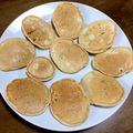 みすっぺ☆'s cooksnap of when they made バナナときなこのパンケーキ 離乳食 後期.
