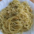 yuriレシピ's cooksnap of when they made ツナのジェノベーゼソースパスタ.