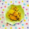 チェックのミニくま's cooksnap of when they made じゃがいもとコーン・人参のおかかあえ♪.
