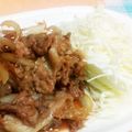 まぶたん's cooksnap of when they made 豚肉の生姜焼き.