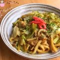 Miiyasusho's cooksnap of when they made 冷凍うどんでかんたん！カレーやきうどん.