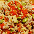 クック64OY6U☆'s cooksnap of when they made 学校給食　高野豆腐のそぼろ丼.