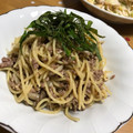 凜ちゃん優ちゃんママ's cooksnap of when they made お吸い物の素で✤簡単きのこの和風パスタ.