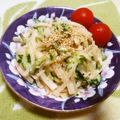 えれぼん's cooksnap of when they made 大根とキュウリの千切りサラダ★ゴマだれ.