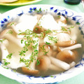 ☆糖質減らしてます☆'s cooksnap of when they made 豆腐ときのこのほっこり生姜スープ.