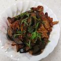 KENERISA's cooksnap of when they made 鶏皮となすの甘辛ねぎ炒め.