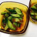 RINRI☆'s cooksnap of when they made 超簡単！箸休め・つまみにきゅうりの梅和え.