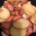 maxxxxxka's cooksnap of when they made ☆じゃがいもとソーセージのポン酢炒め☆.