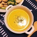むっちまみー's cooksnap of when they made レンジで簡単！かぼちゃのミルクスープ.