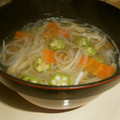 白いぐれーぷ's cooksnap of when they made おひとりさまのなんちゃってにゅうめん.