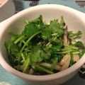 クマたぬき's cooksnap of when they made えのきとパクチーのナムル.