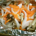 クックEKELXT☆'s cooksnap of when they made 塩鮭ときのこのバタぽんホイル焼き.