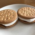 ＮＩＫＹ's cooksnap of when they made ☸マシュマロ＆チョコサンドビスケット☸.