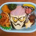 ネコナデコ's cooksnap of when they made 仮面ライダーエグゼイド♡キャラ弁.