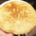 クック840R8X☆'s cooksnap of when they made 離乳食完了期〜きな粉でバナナホットケーキ.