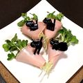 B_C_M's cooksnap of when they made カイワレ・ツナマヨでくるくるハム巻き♡.