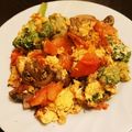 ケダン's cooksnap of when they made マッシュルームとトマトの卵炒め.