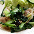 またたびちゃま's cooksnap of when they made 豚肉と小松菜のしょうが炒め.