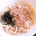 ❀まいねこ❀'s cooksnap of when they made バターが決め手！簡単、絶品、納豆うどん♪.