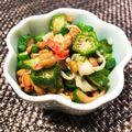 もりはん's cooksnap of when they made オクラとカニ蒲鉾の納豆あえ♪.