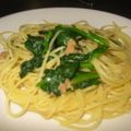 Ymi's cooksnap of when they made ほうれん草とツナのパスタ.
