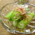 solapapa's cooksnap of when they made 簡単！白だしでオクラのお浸し.