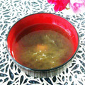 Dellaたん's cooksnap of when they made 【超速】とろろ昆布と梅のお吸い物.