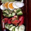 まさまさといちご's cooksnap of when they made 彩り綺麗に♡大満足のおもてなしコブサラダ.
